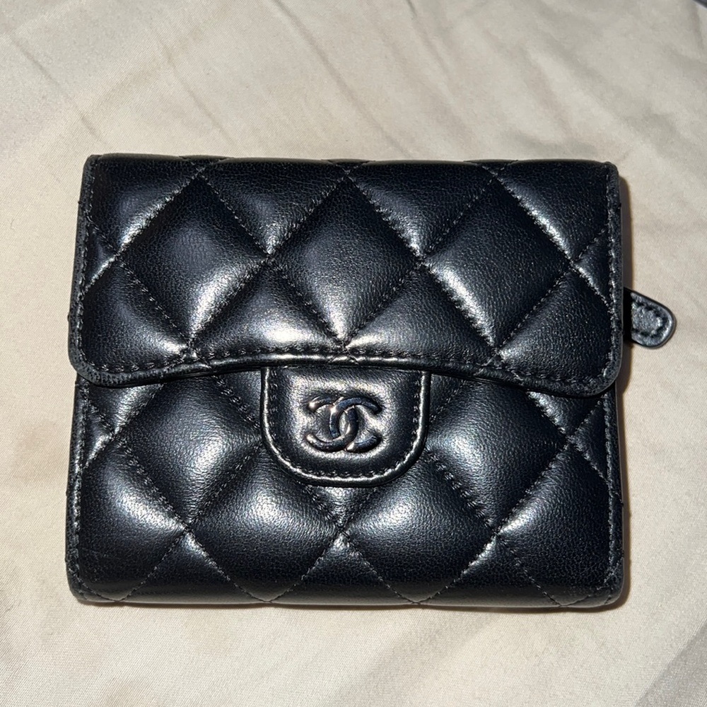 Chanel Small Classic Flap Wallet in Lambskin